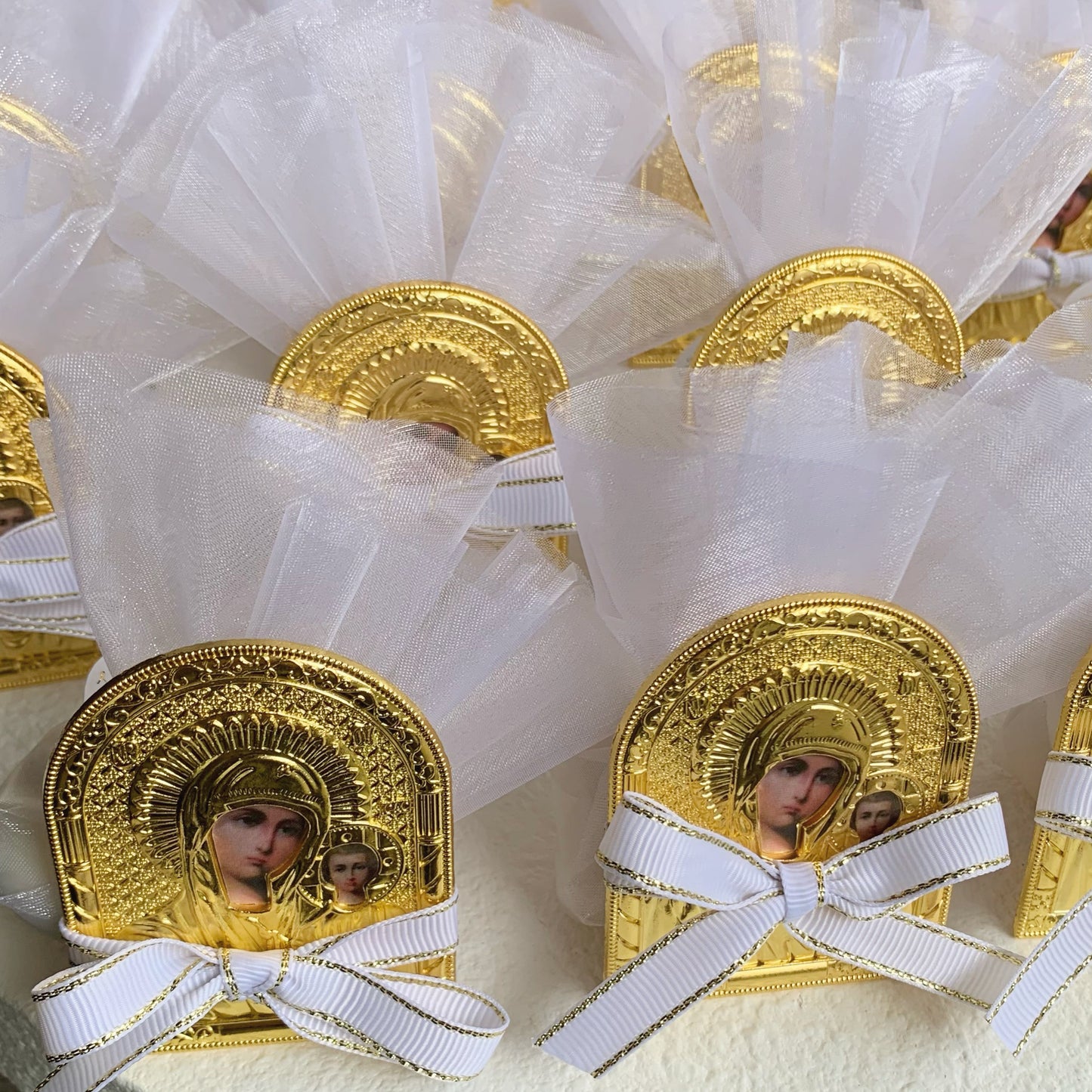 Gold Icon Christening Bomboniere Favours