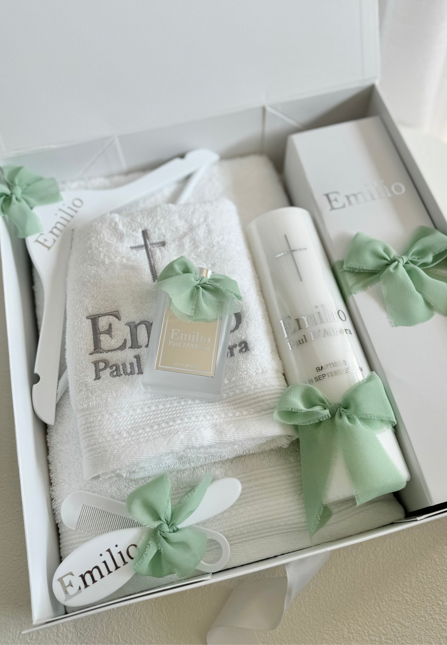 Classic Christening Box Package - Catholic Christening - Box Included