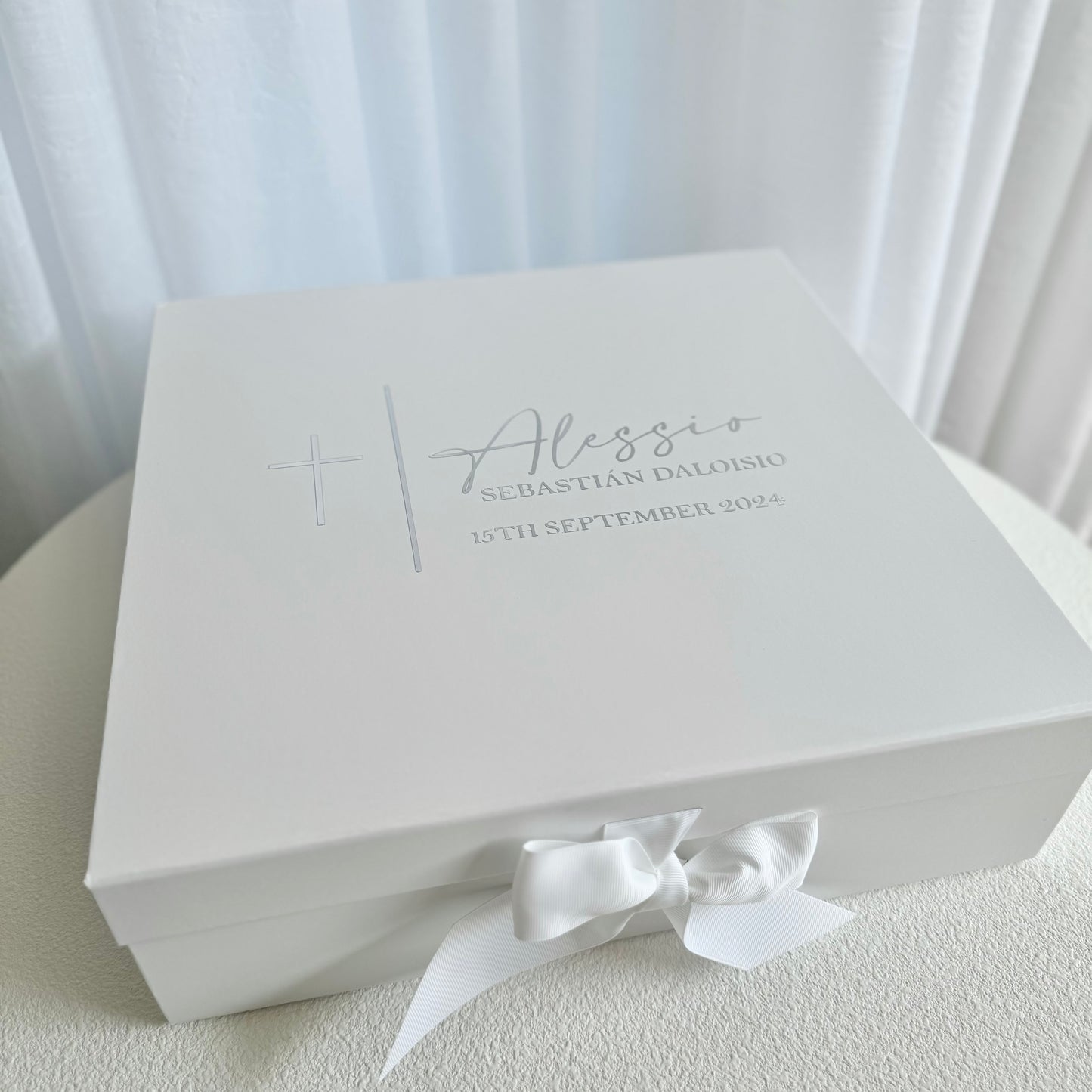 Classic Christening Box Package - Catholic Christening - Box Included