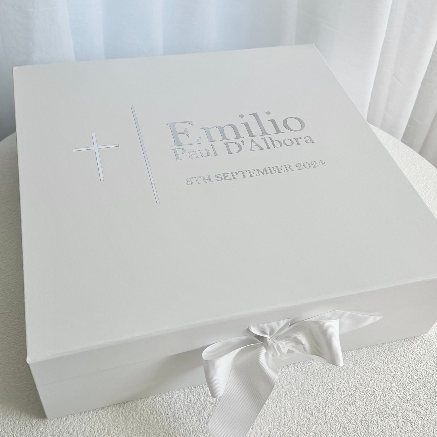 Classic Christening Box Package - Catholic Christening - Box Included