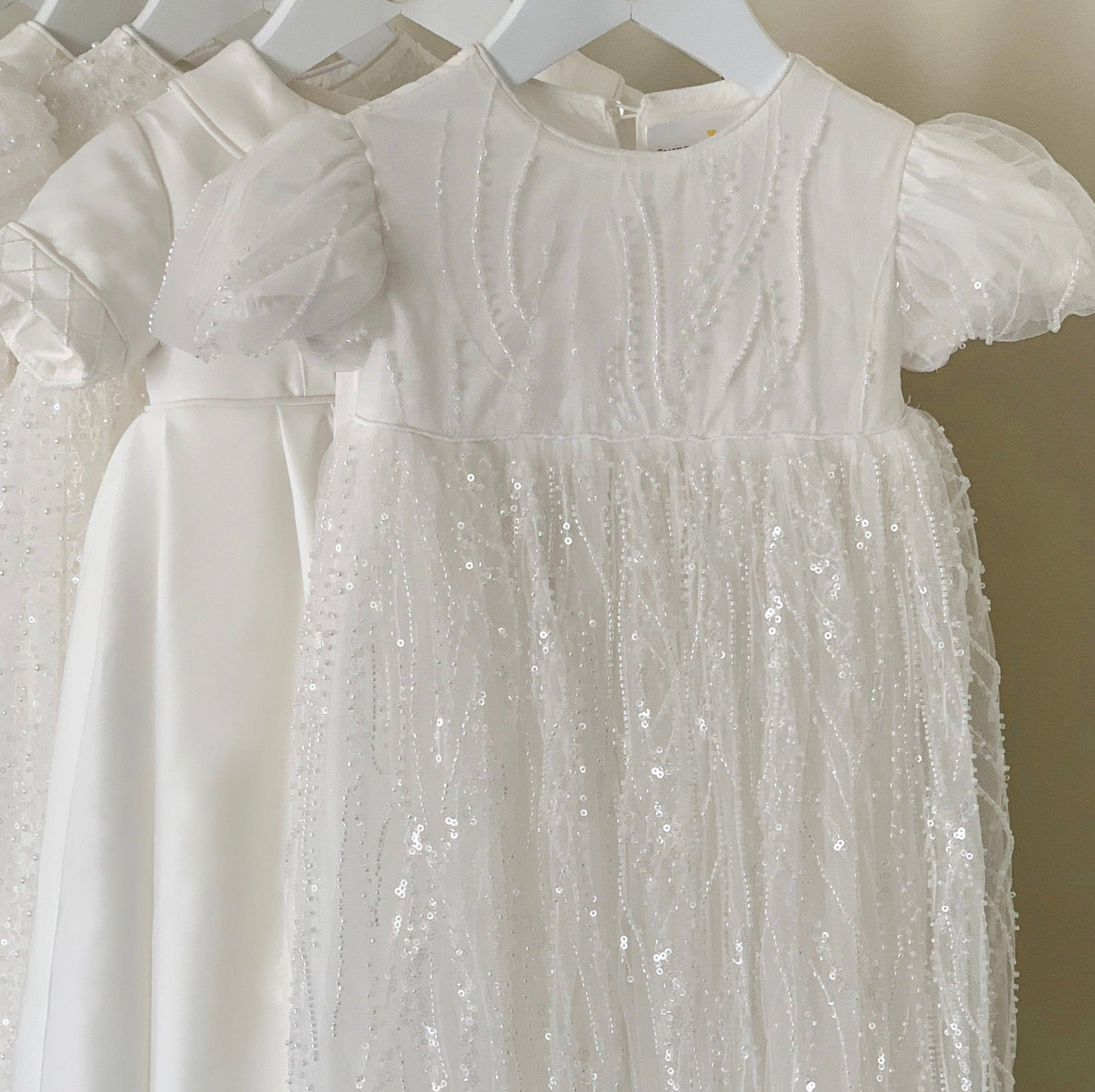 Beaded christening gown hotsell