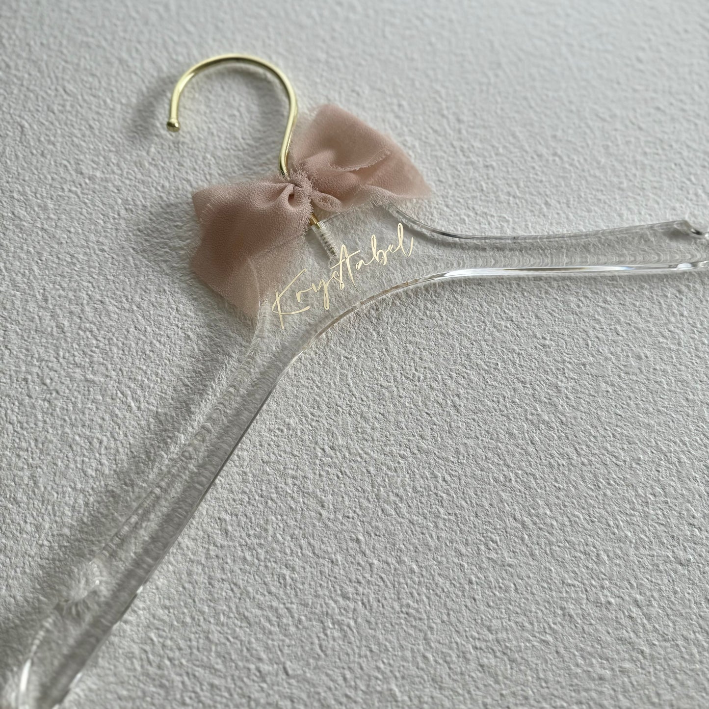 Acrylic Coathanger - Gold