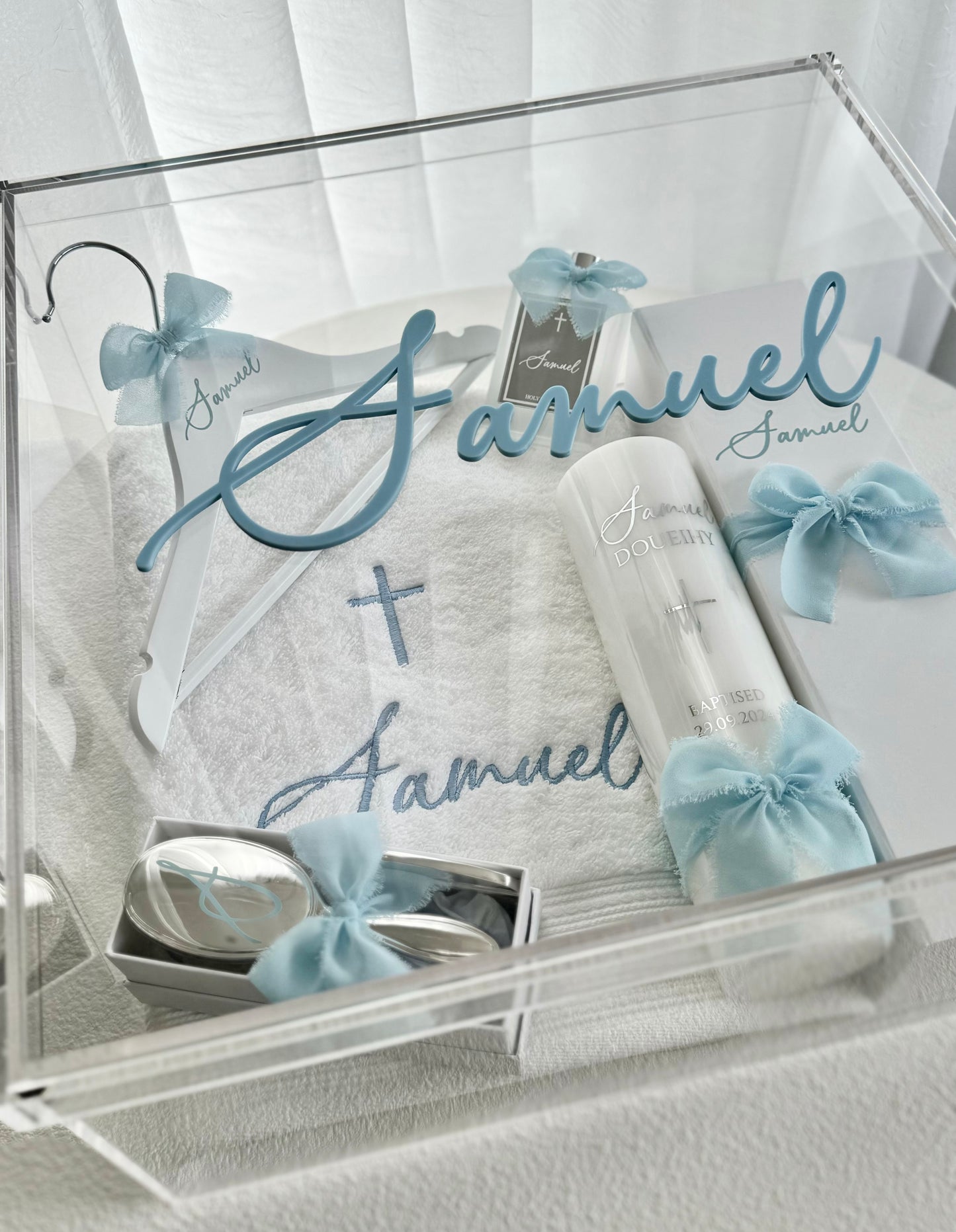 Classic Christening Box Package - Catholic Christening - Box Included