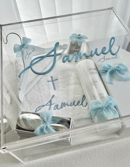 Premium Christening Box Package - Acrylic Box Included