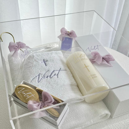 Premium Christening Box Package - Acrylic Box Included