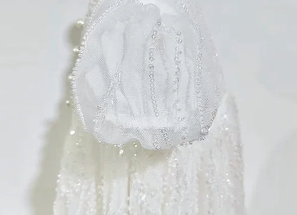 'INDIANA' Beaded Christening Gown