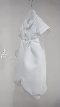 'ALEX' Mikado Christening Romper